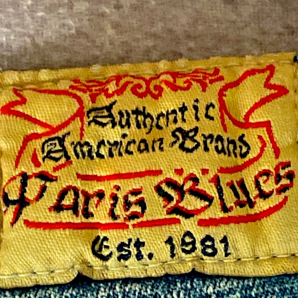 Paris Blues Embroidery Girls Denim Blue Jeans Ramie/Cotton Blend Size 12 - Picture 13 of 14